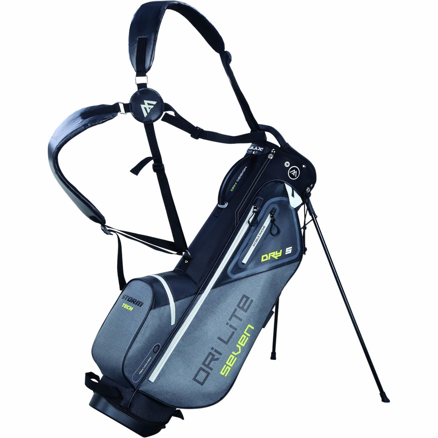 Big Max Dri Lite Seven Wodoodporna torba golfowa Torba stojąca Srebrno ziel