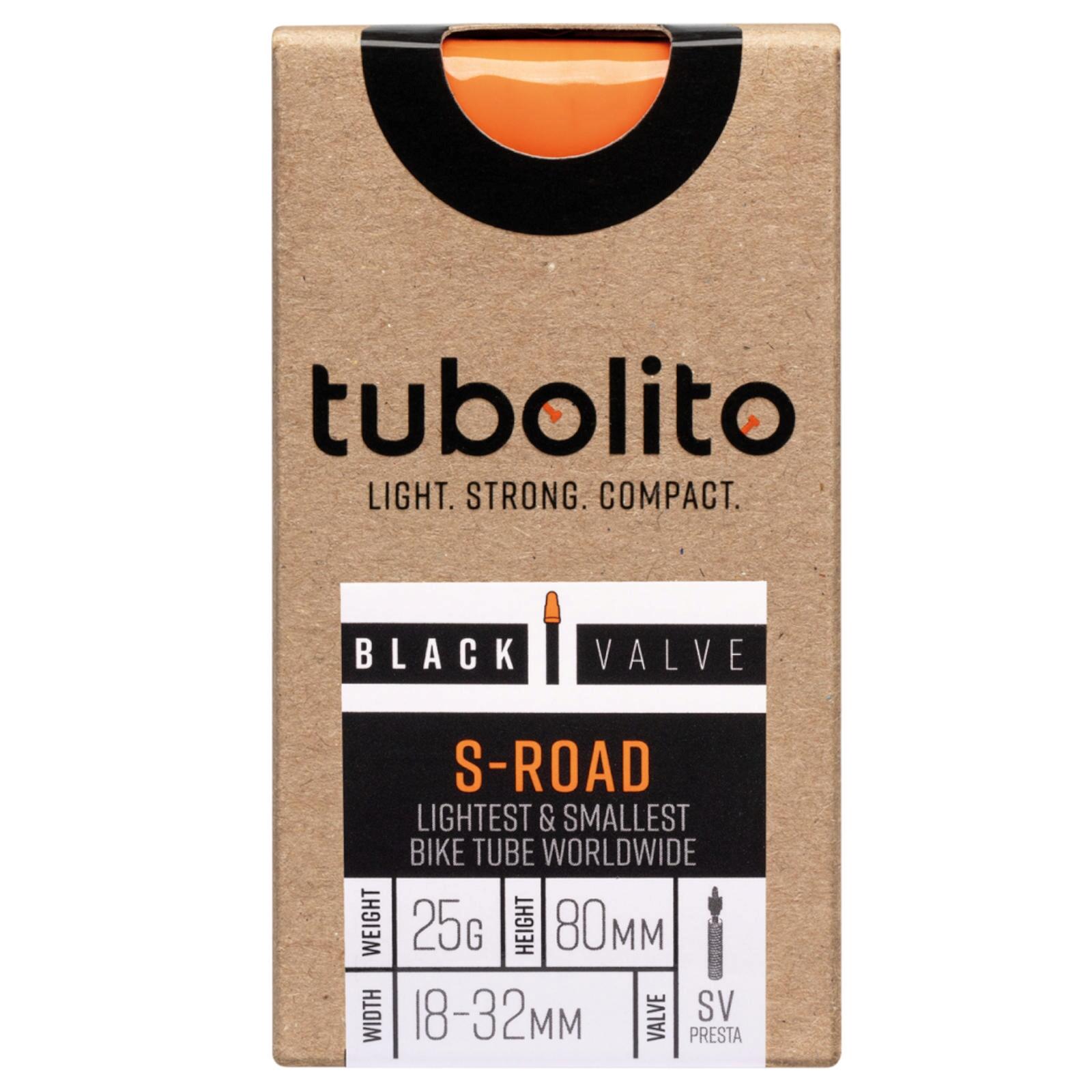 Dętka - S-Tubo-Road-700C-SV80 - Czarny - Tubolito