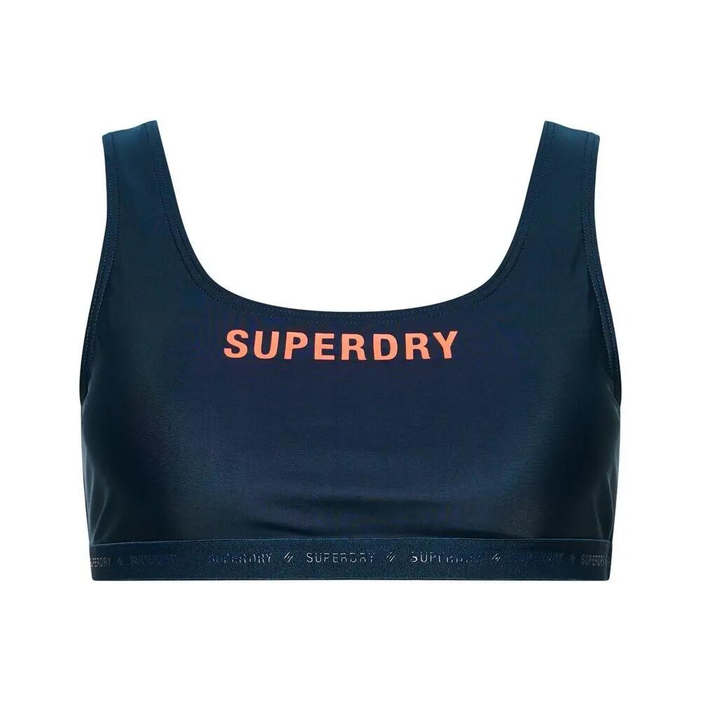 Damski elastyczny top do kostiumu kąpielowego Superdry Code Micro