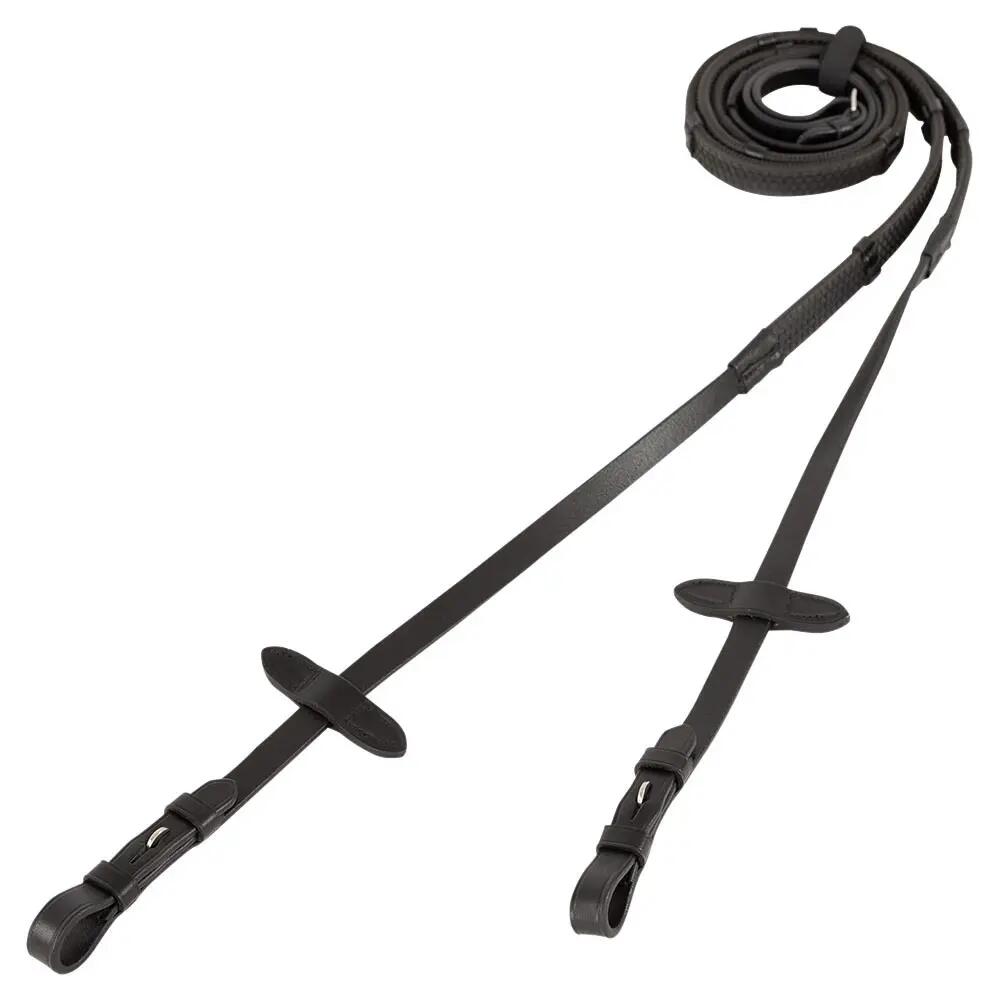 Wodze gumowe z ogranicznikami BR Equitation Eventa Pro Grip