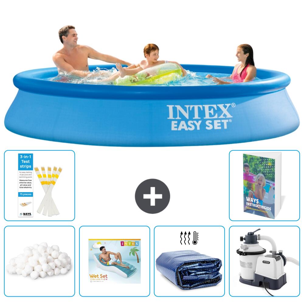 INTEX Basen Easy Set Okrągły - 305x61 cm - 7-częściowy S5