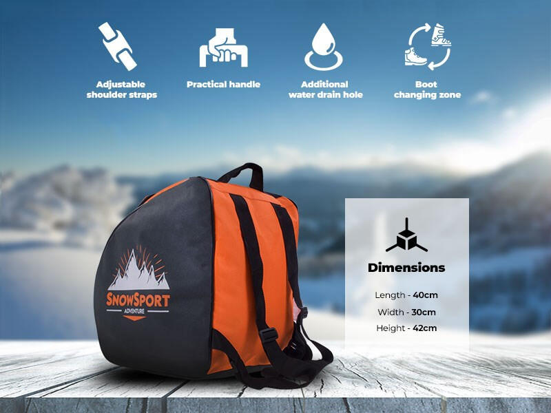 Pokrowiec na buty narciarskie Snowsport BootBag Orange