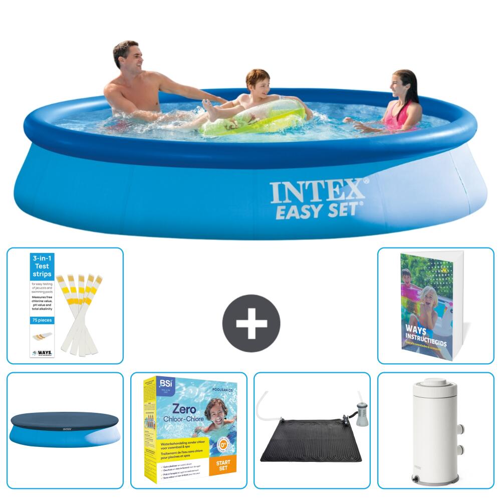 INTEX Basen Easy Set Okrągły - 366x76 cm - 7-częściowy S103