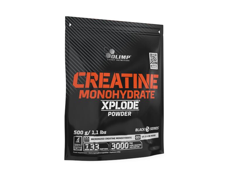 Creatine Monohydrate Xplode Powder OLIMP 500 g Pomarańcza worek