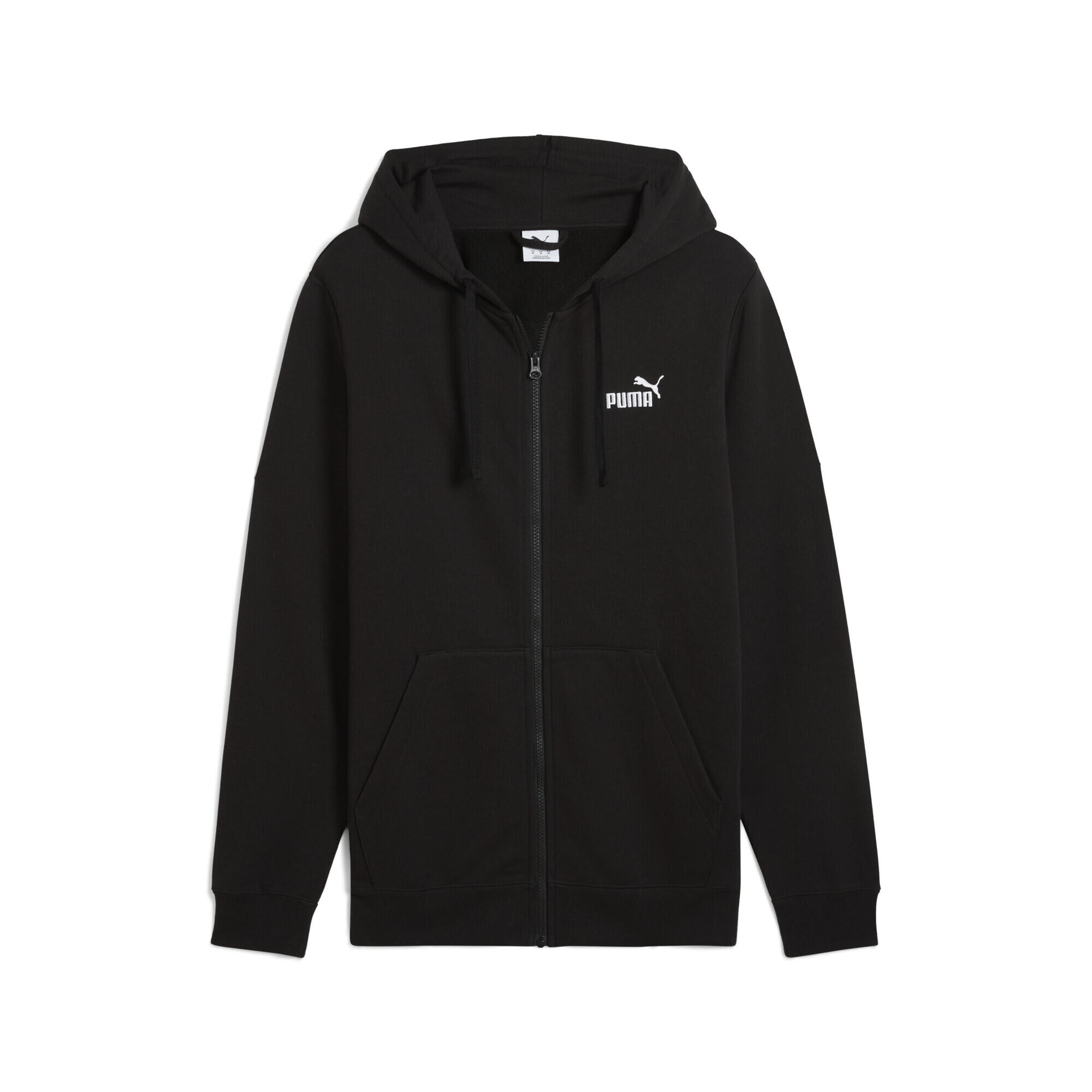 Męska rozpinana bluza z kapturem Essentials z logo No. 1 PUMA