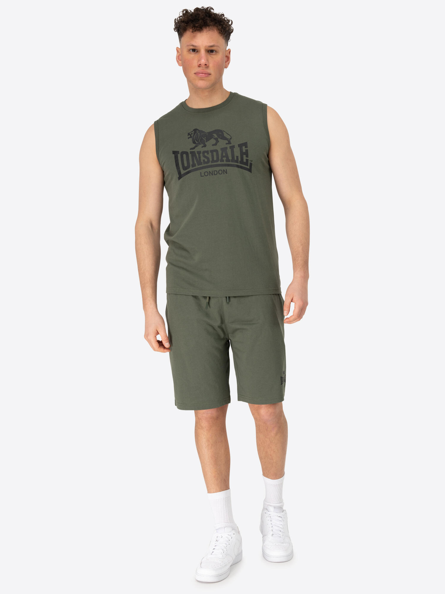 Tank top i zestaw szortów Lonsdale Allanton