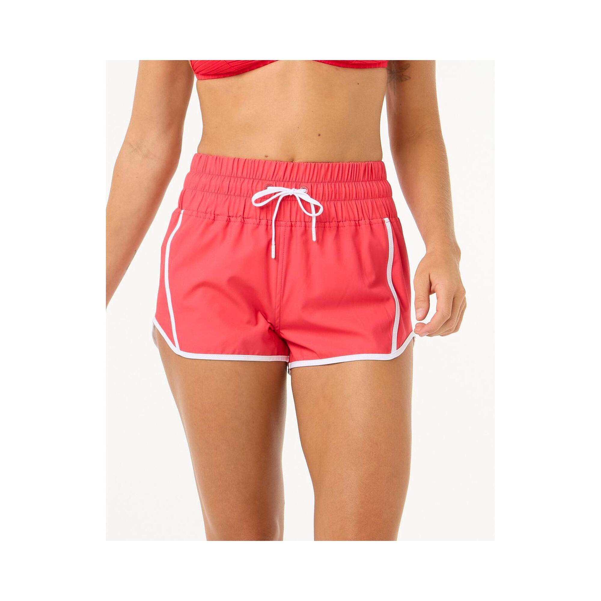 Spodenki surfingowe damskie Rip Curl High Waist Retro Volley 3 Czerwony