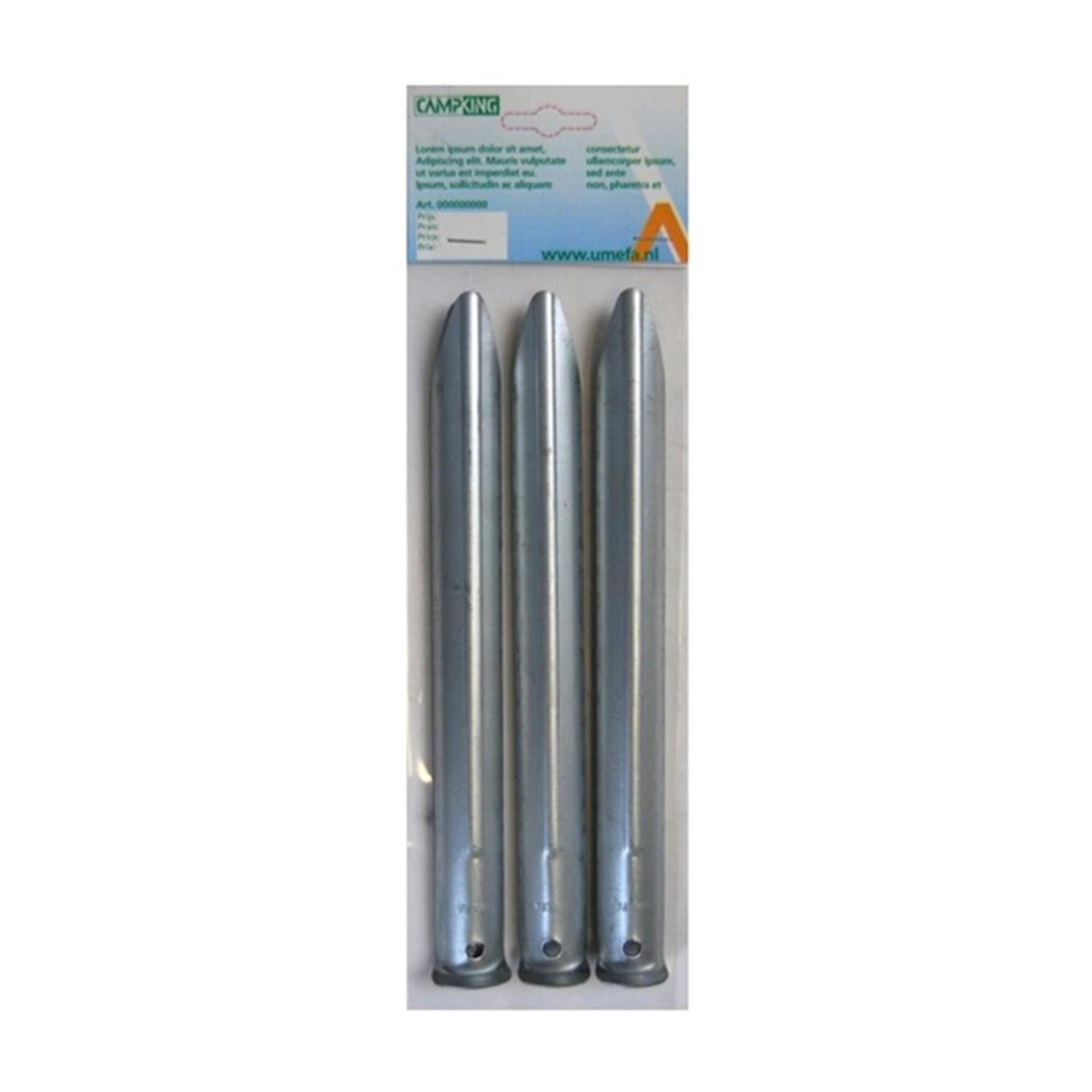 Campking Umefa półokrągły kołek stalowy 30 cm - 10 sztuk