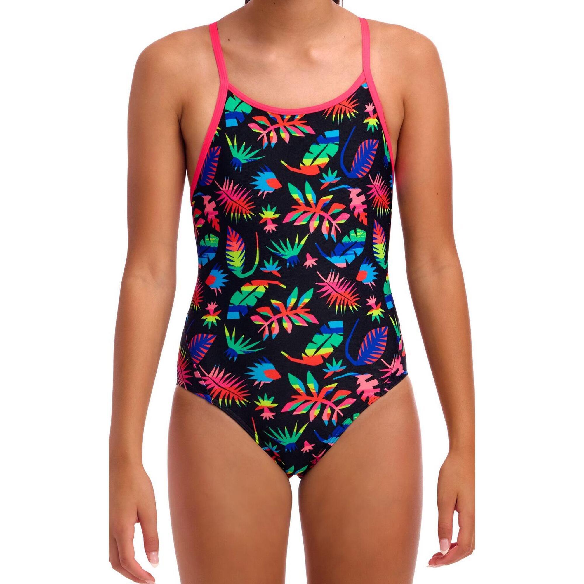 Strój kąpielowy jednoczęściowy FUNKITA Lost Leaf - dziewczęcy