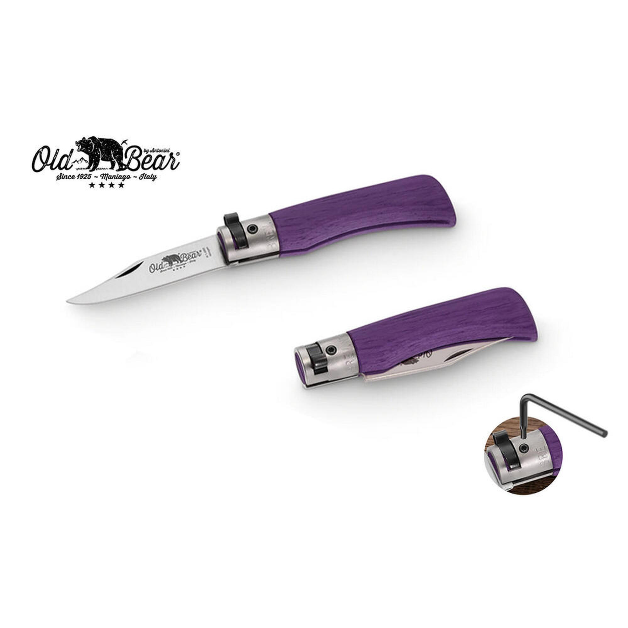 Nóż składany włoski Antonini Satin Stainless XS