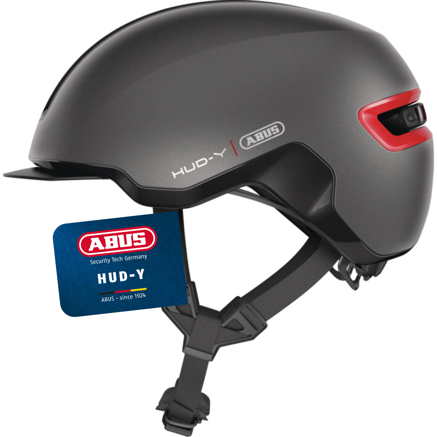 Kask rowerowy „Hud-Y” ciemnoszary