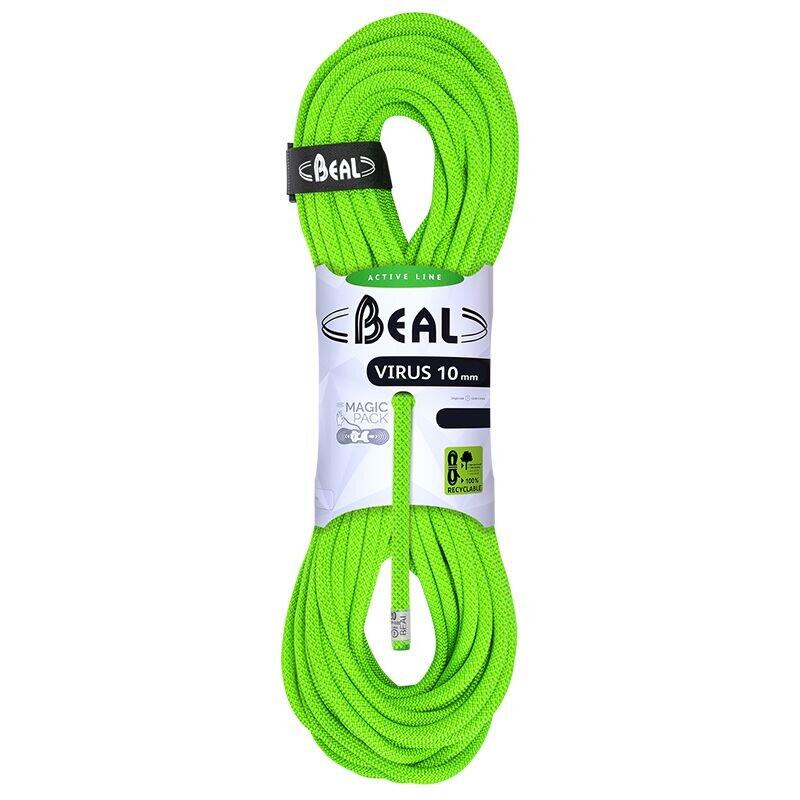 Lina wspinaczkowa dynamiczna Beal Virus 10 mm 50m Solid Green