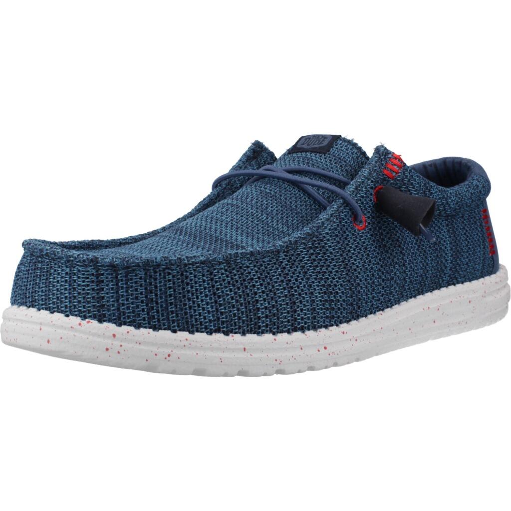 Buty HEY DUDE WALLY STRETCH SOX Niebieski