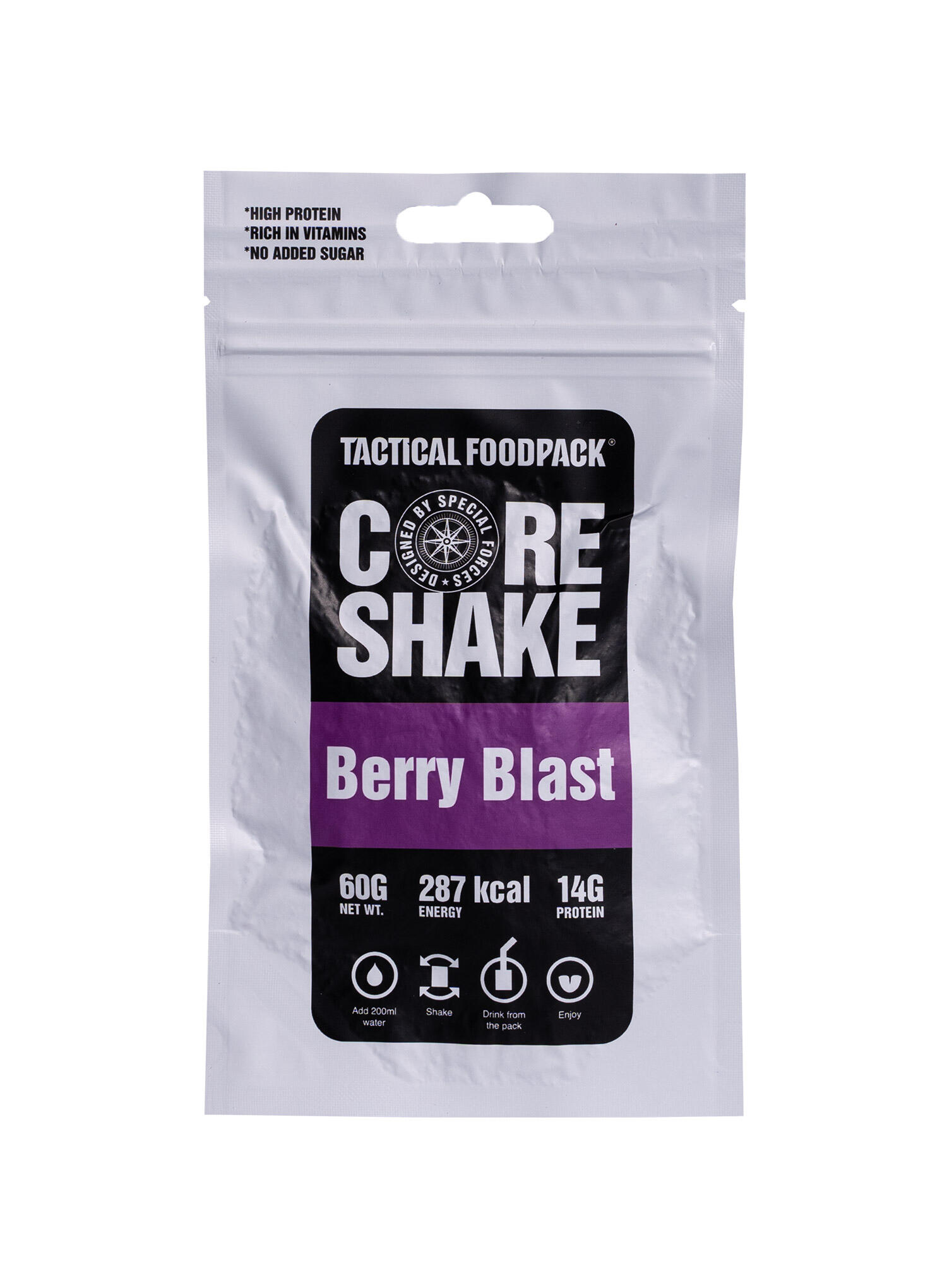 Napój białkowy Tactical Foodpack Core Shake Berry Blast 260 ml