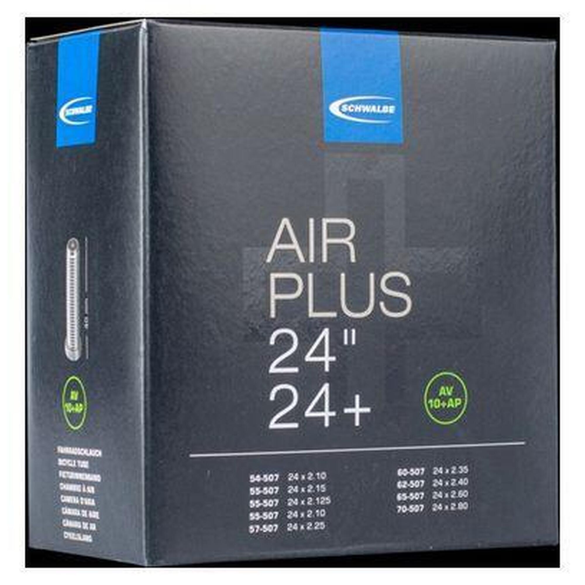 SCHWALBE dętka Air Plus AV10L 24 (54/70-507) zawór 40mm