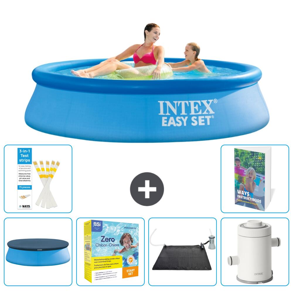INTEX Basen Easy Set Okrągły - 244x61 cm - 7-częściowy S103