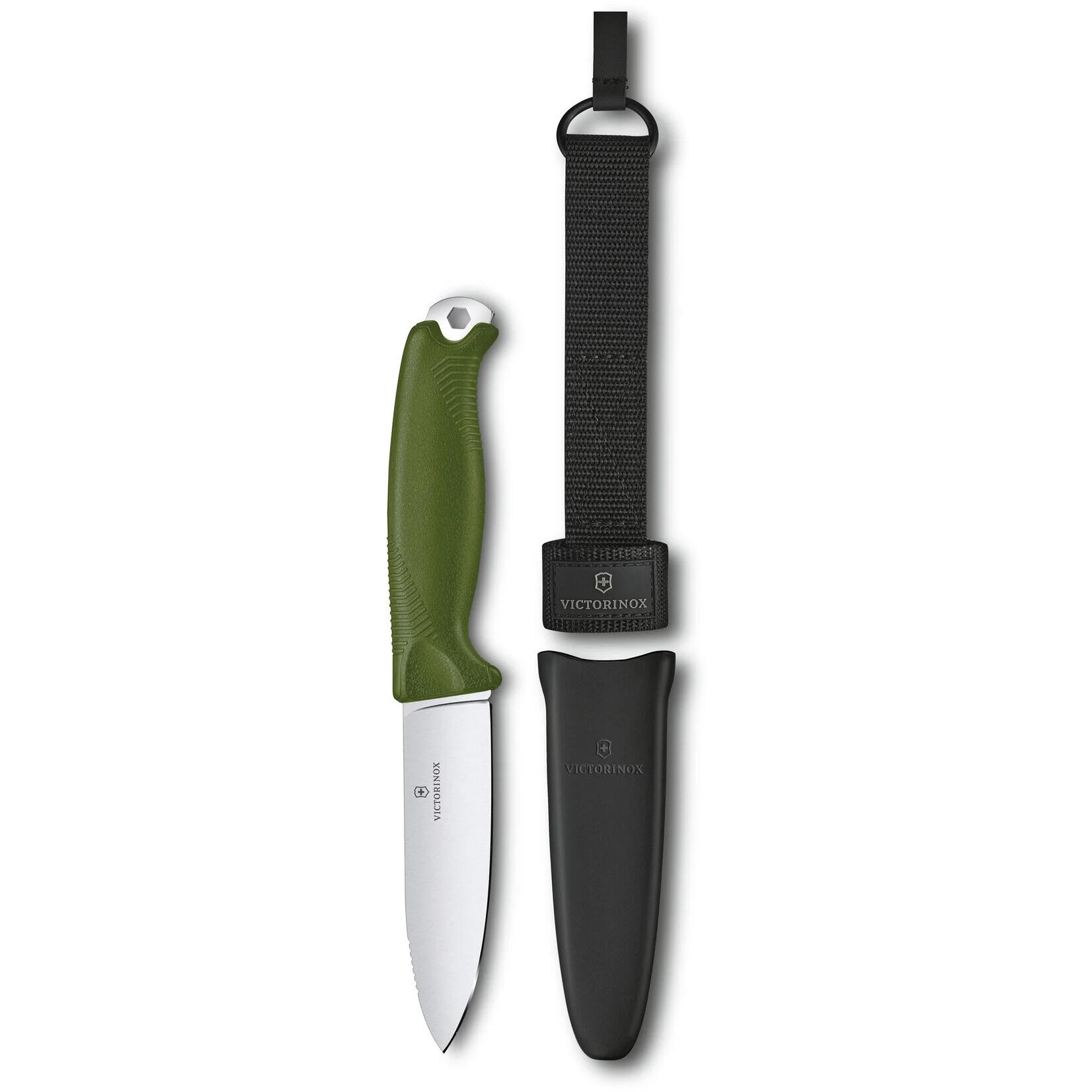 Nóż survivalowy Victorinox Venture o stałej głowni oliwkowy
