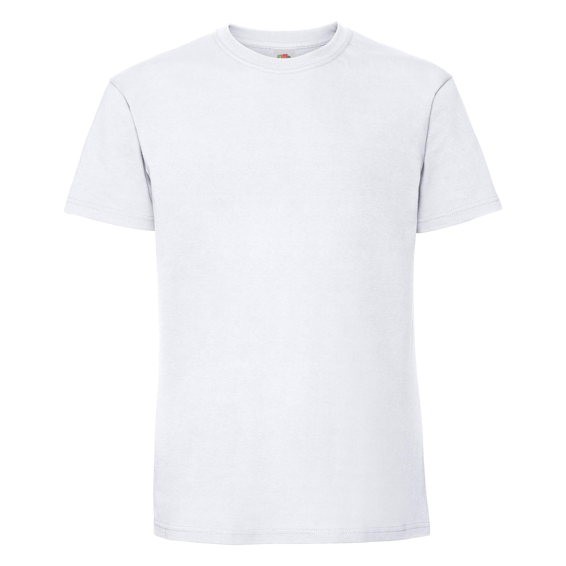 T-shirt Fruit Of The Loom Iconic 195 Premium Tees Adult Blanco