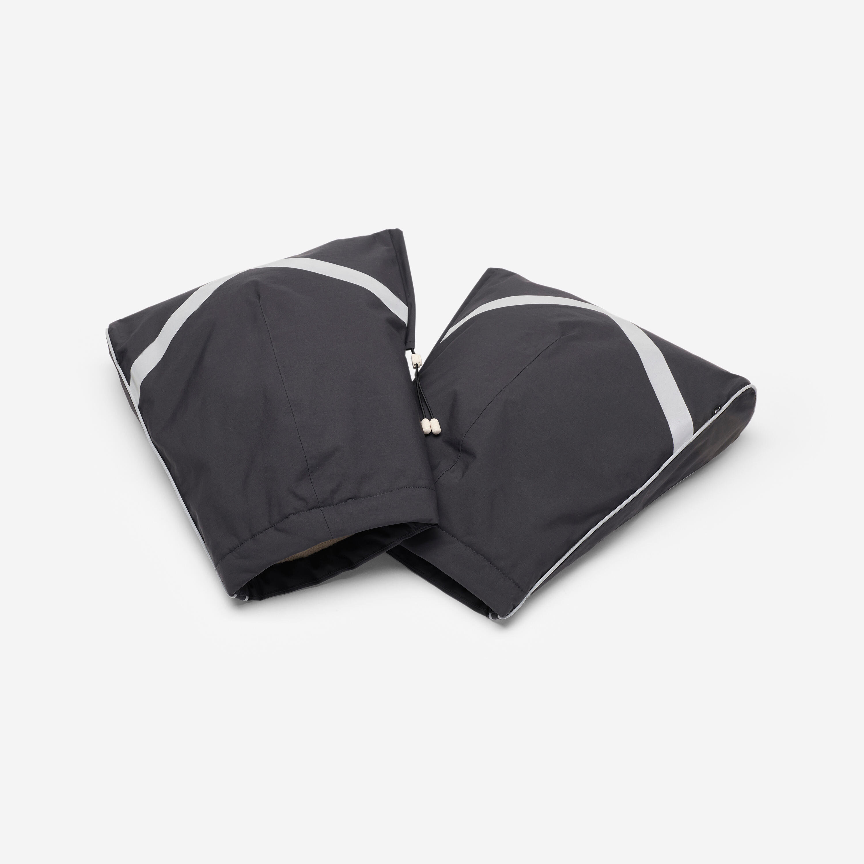 Rękawki na rower miejski Btwin 940 ciepłe i wodoodporne