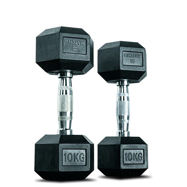 Hantle Hexa 10 kg z gumowym uchwytem