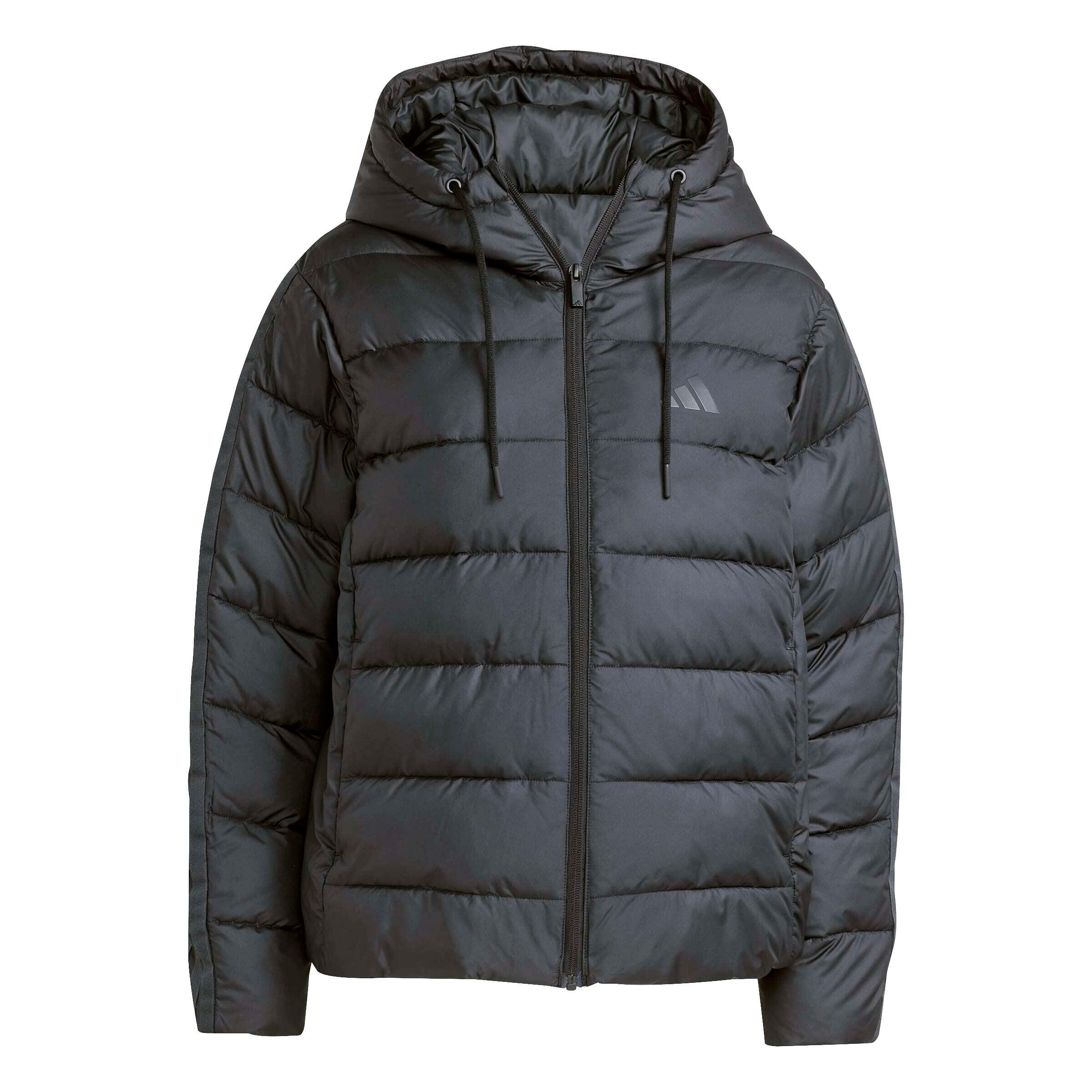 Damska kurtka z kapturem adidas Essentials Climawarm 3 stripes