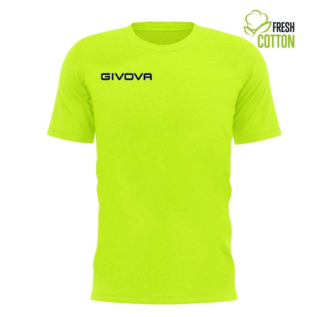 Bawełniana koszulka Givova Fresh Amarillo Fluo żółta 2XL