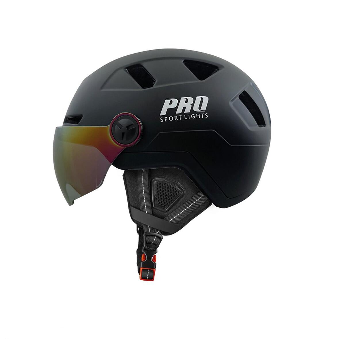 Kask rowerowy z wizjerem i nausznikami Speed Pedelec Helm - NTA8776