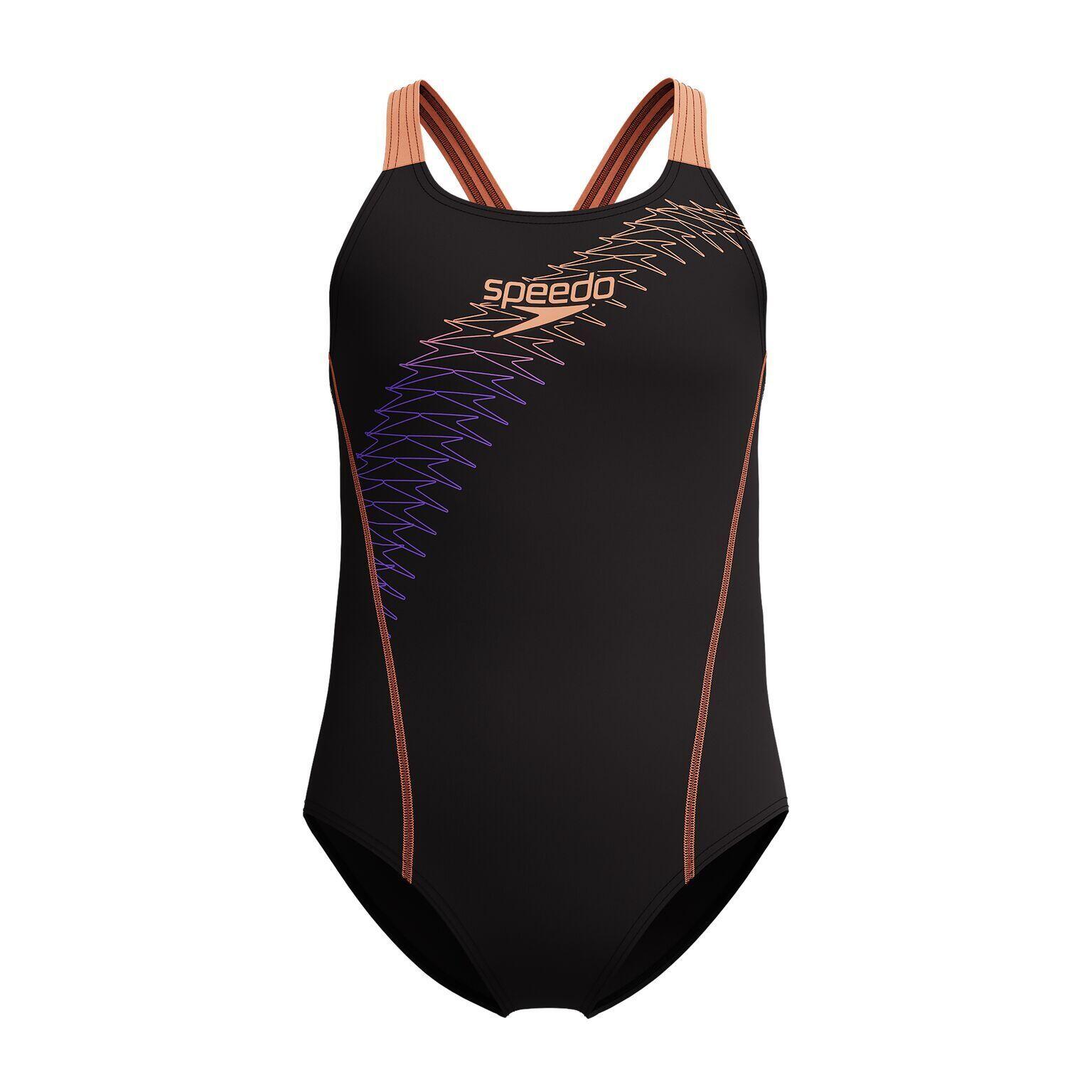 Dziecięcy 1-częściowy kostium kąpielowy Speedo Eco Medley Logo Medalist