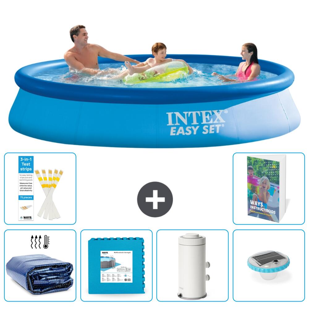 INTEX Basen Easy Set Okrągły - 366x76 cm - 7-częściowy S152