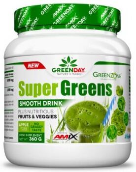 Super Greens Smooth Drink - 360g Zielone Jabłko Amix Nutrition