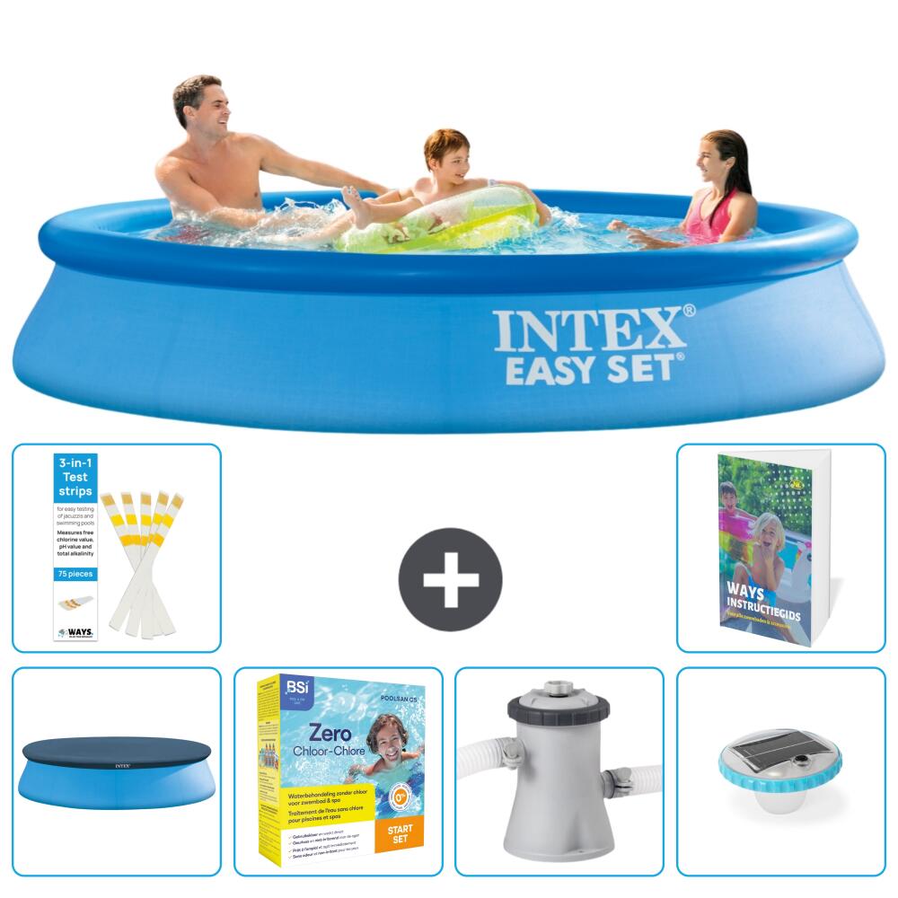 INTEX Basen Easy Set Okrągły - 305x61 cm - 7-częściowy S4