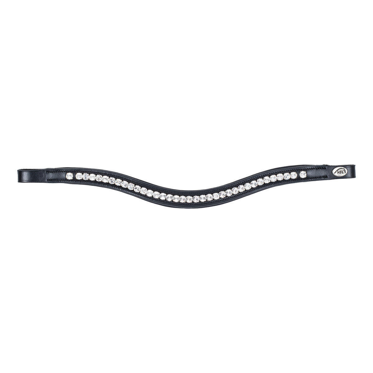 Naczółek dla konia HFI Padded Wave + Kryształki