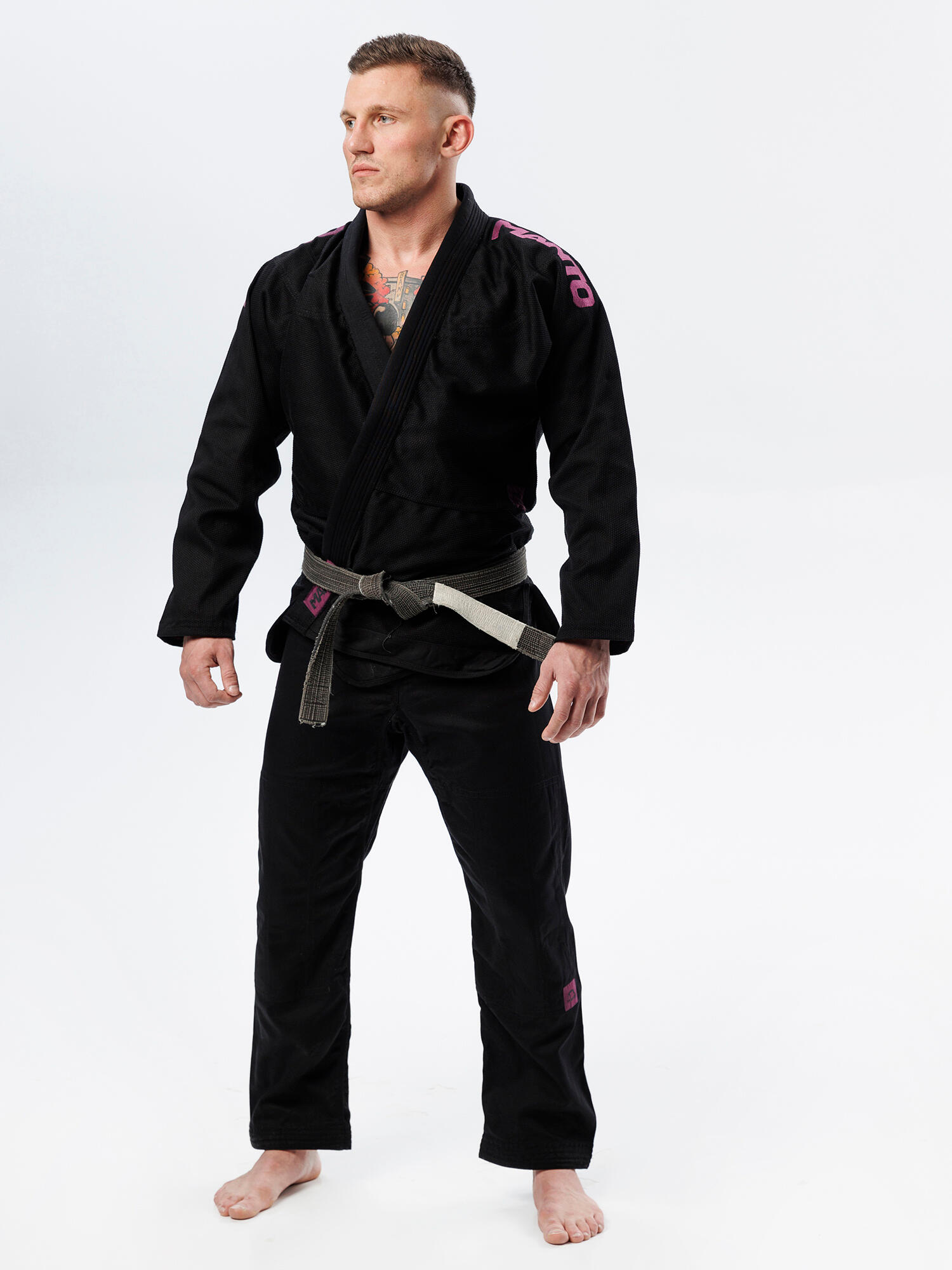 MANTO X5 BJJ Gi czarno - purpurowe