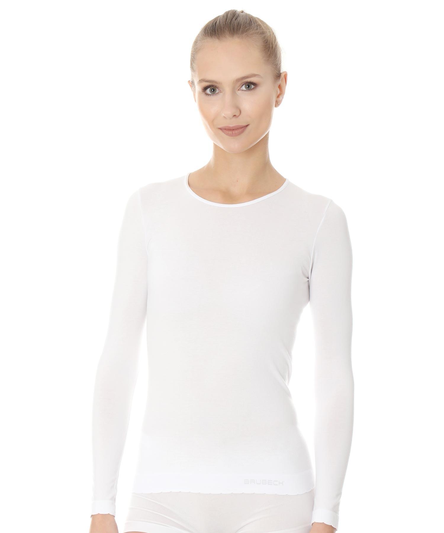 Koszulka damska z długim rękawem Brubeck COMFORT COTTON
