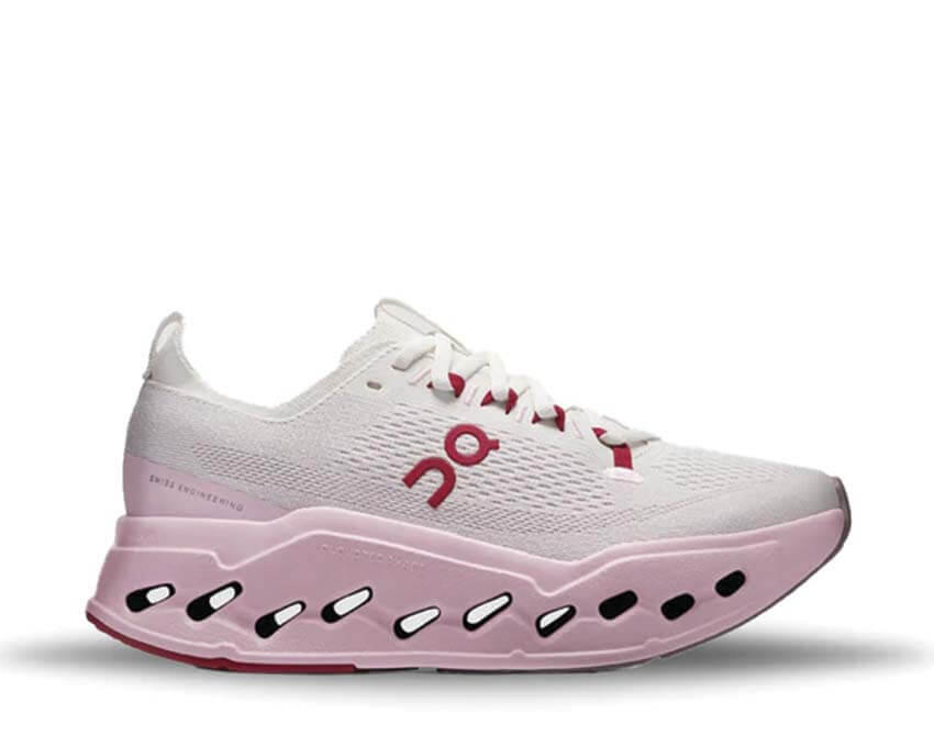 Buty do biegania damskie On Cloudsurfer Max ivory/peony