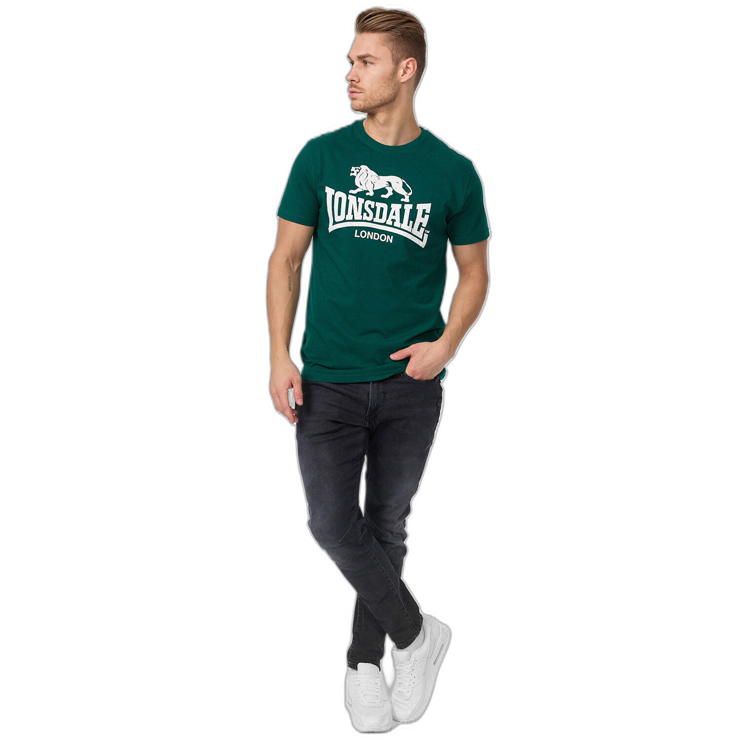 T-shirt o klasycznym kroju Lonsdale Logo
