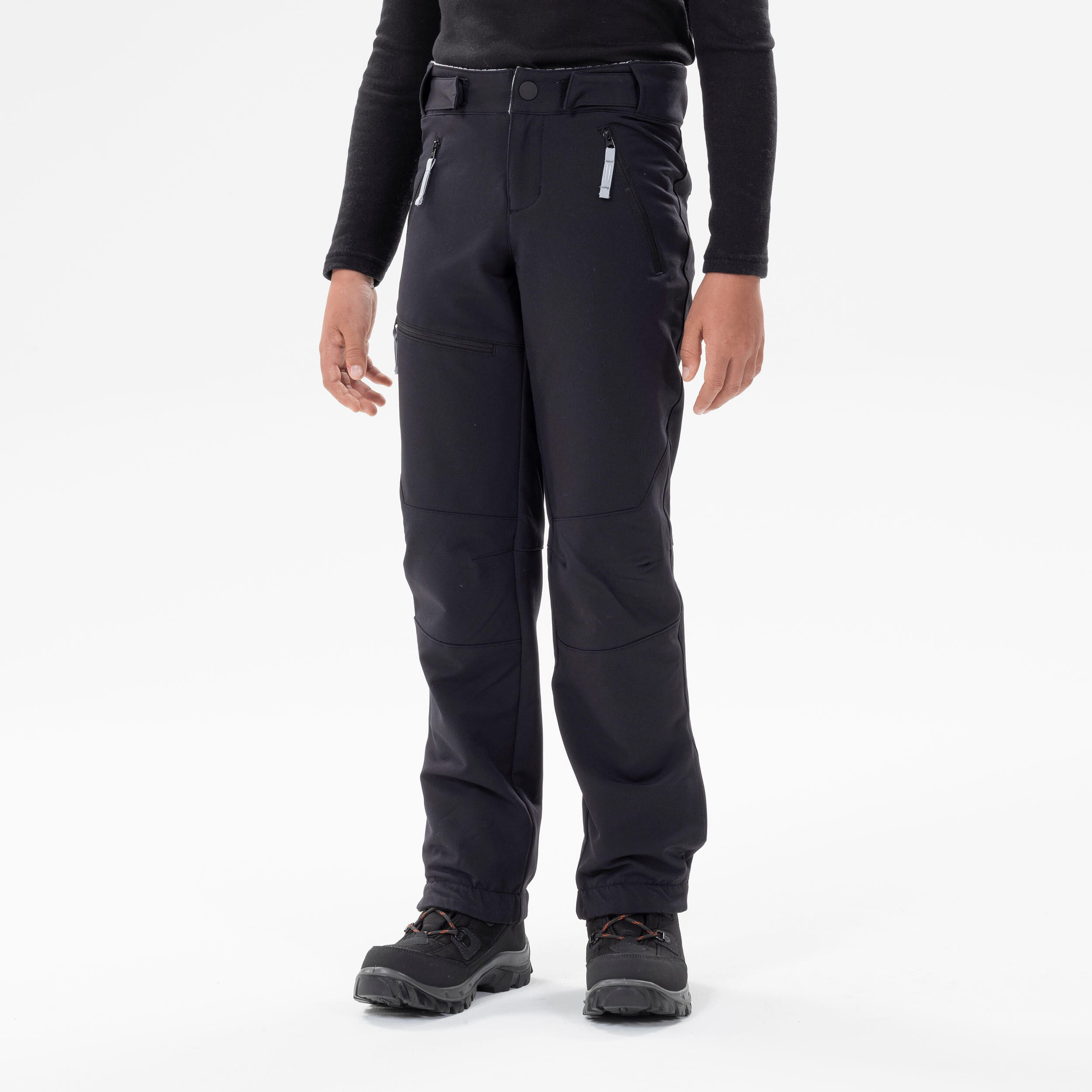 Spodnie softshell turystyczne dla dzieci Quechua MH500