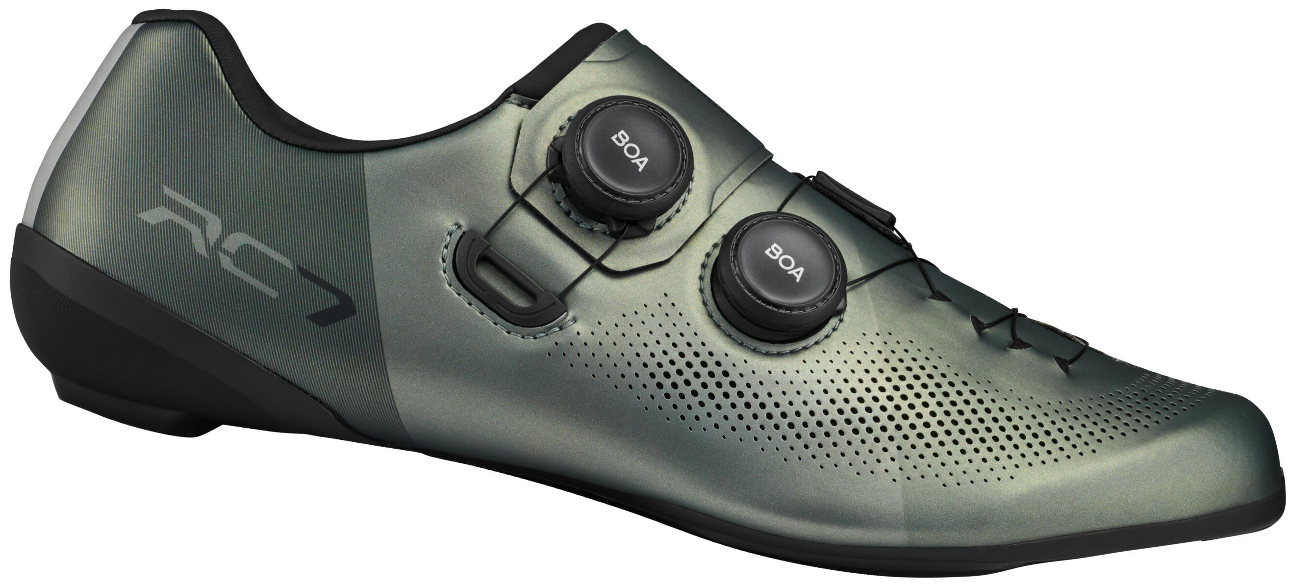 Rower szosowy - Buty rowerowe SH-RC703 WIDE, Sage Green