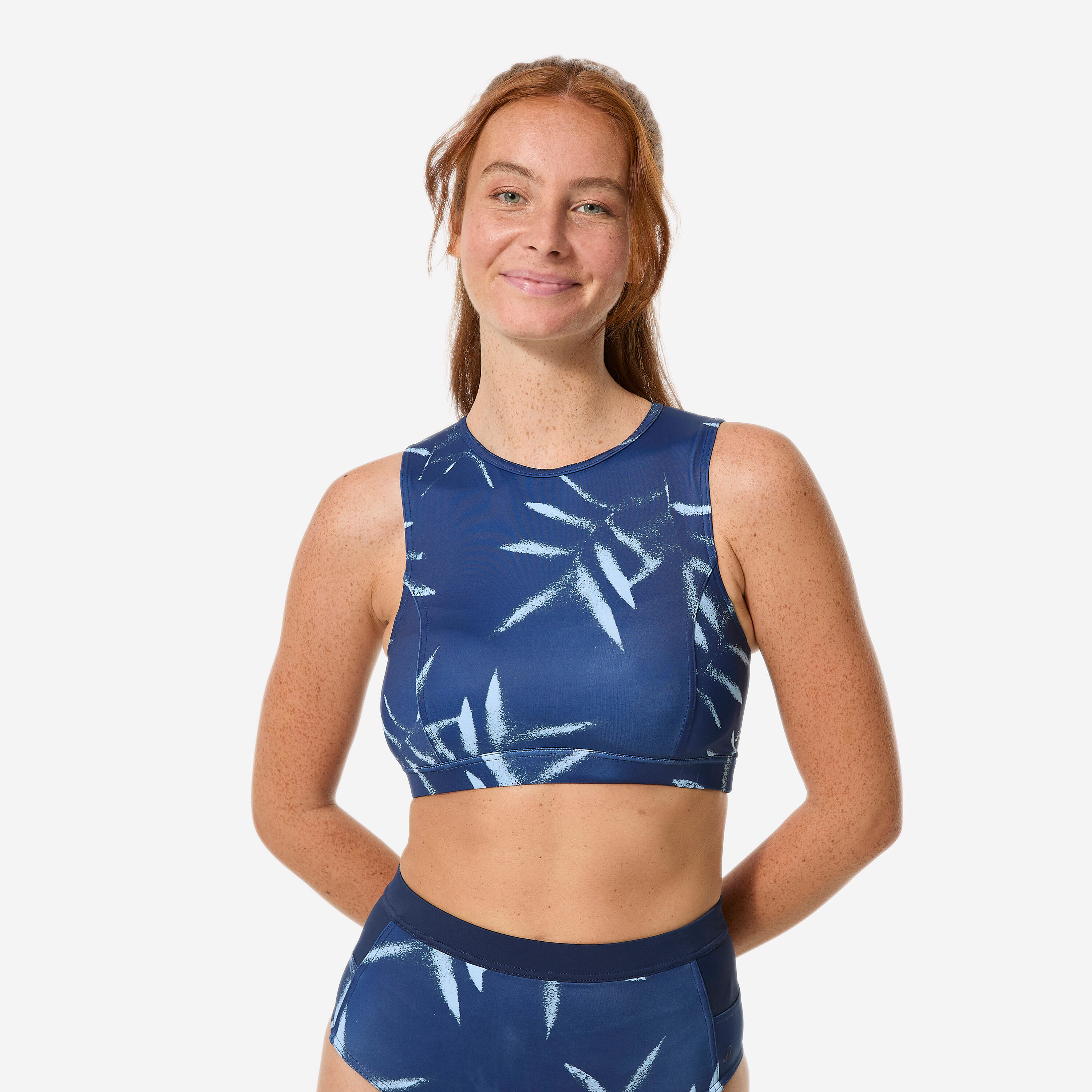 Góra kostiumu kąpielowego surfingowego damska Decathlon Carla Bagheera