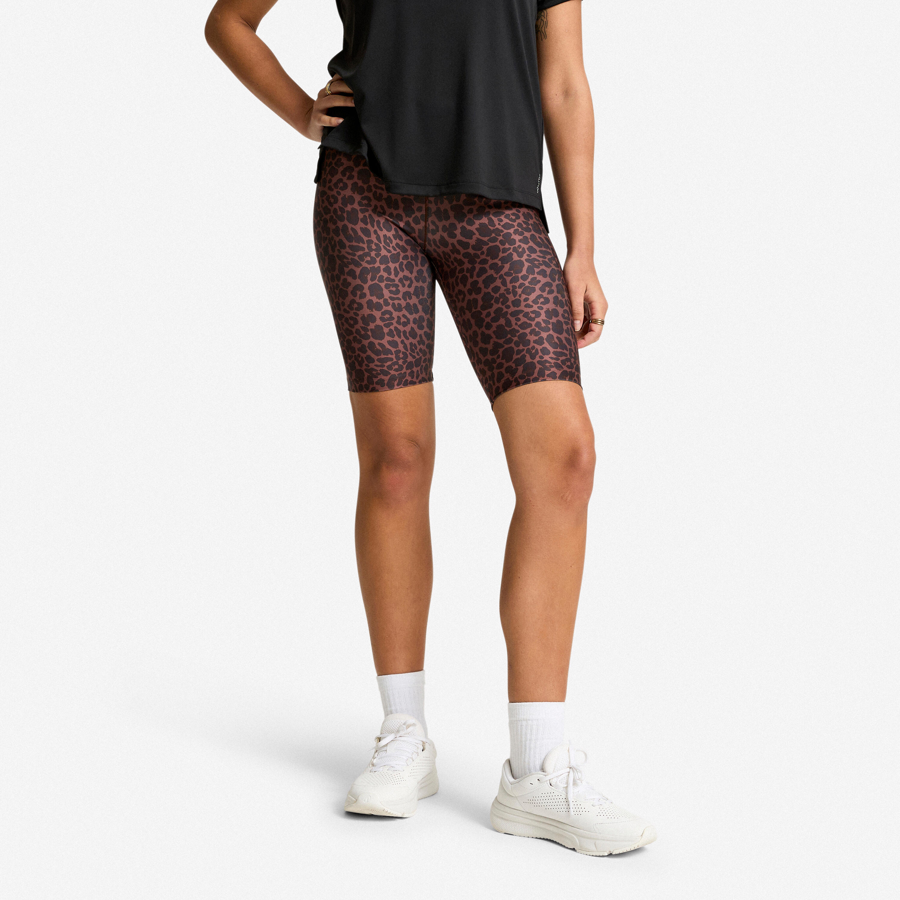 Legginsy krótkie fitness damskie Domyos.