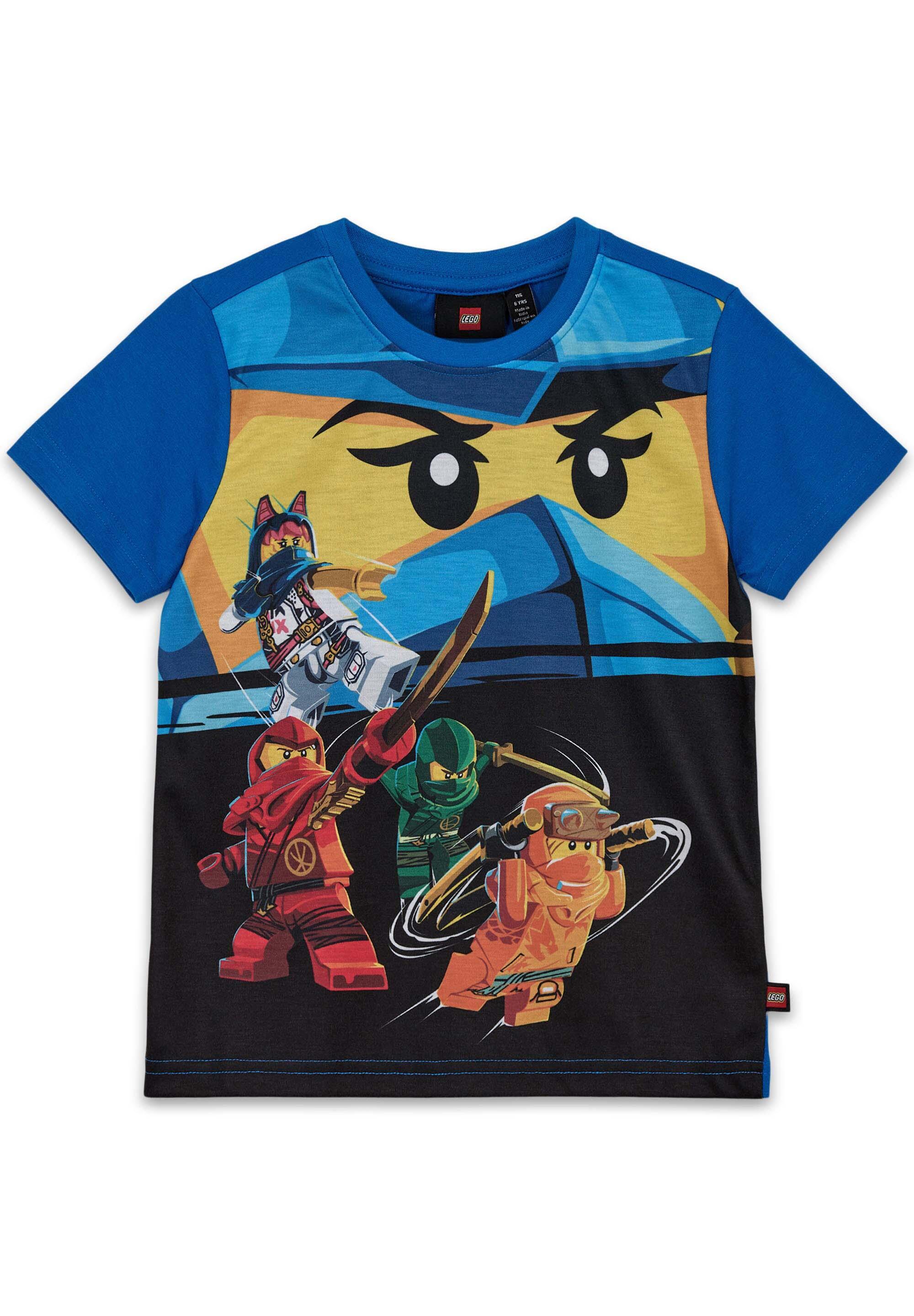 Koszulka Dziecięca Bio Bawełna LEGO Ninjago Tano 627 Niebieska