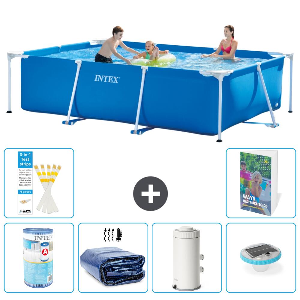 INTEX Basen ze stelażem Prostokątny - 300x200x75 cm - 7-częściowy S101