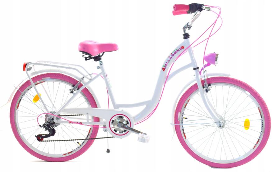 Rower Miejski Dziecięcy Dallas Bike City Junior 24 6spd