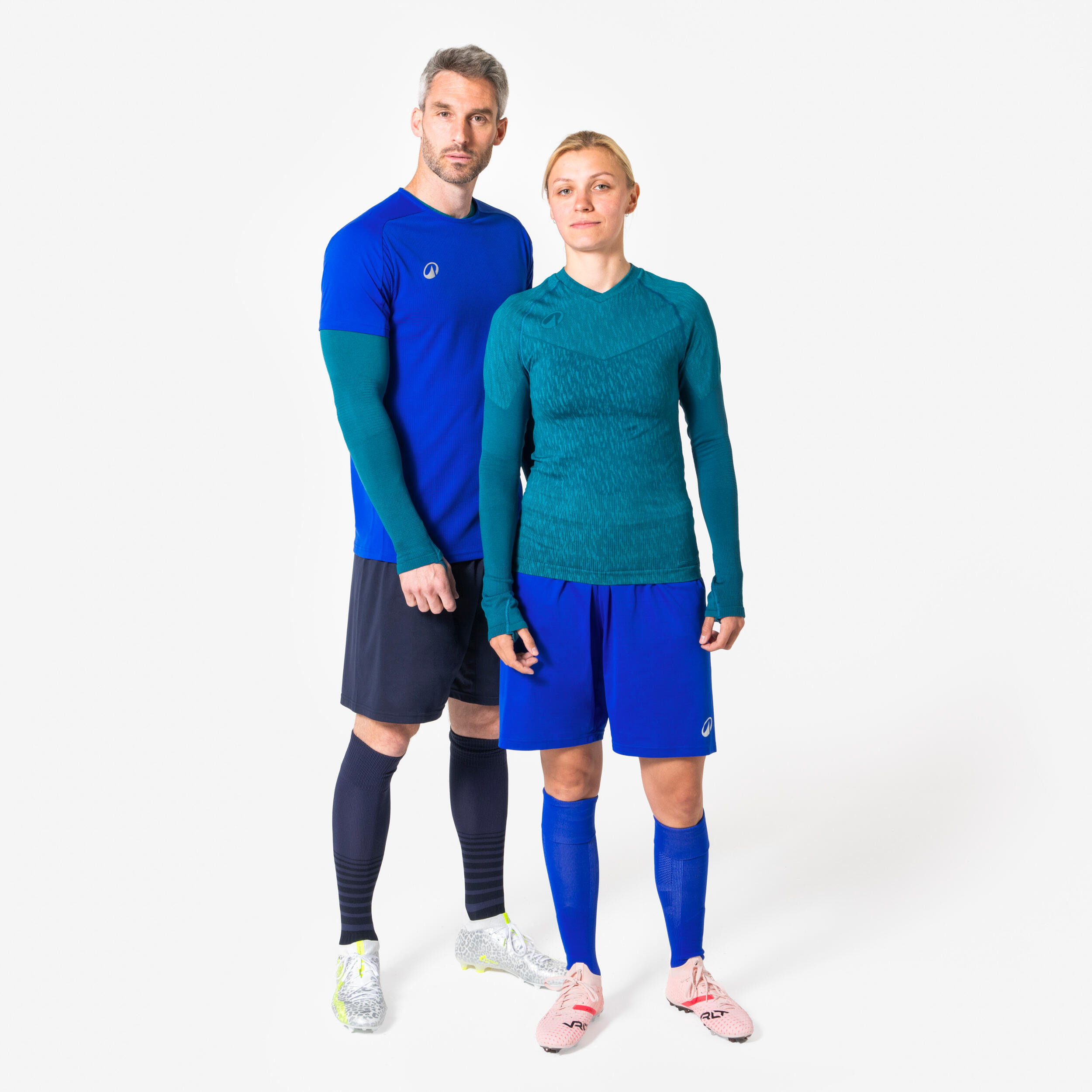 Koszulka termoaktywna z długim rękawem unisex Kipsta Keepdry bez szwów
