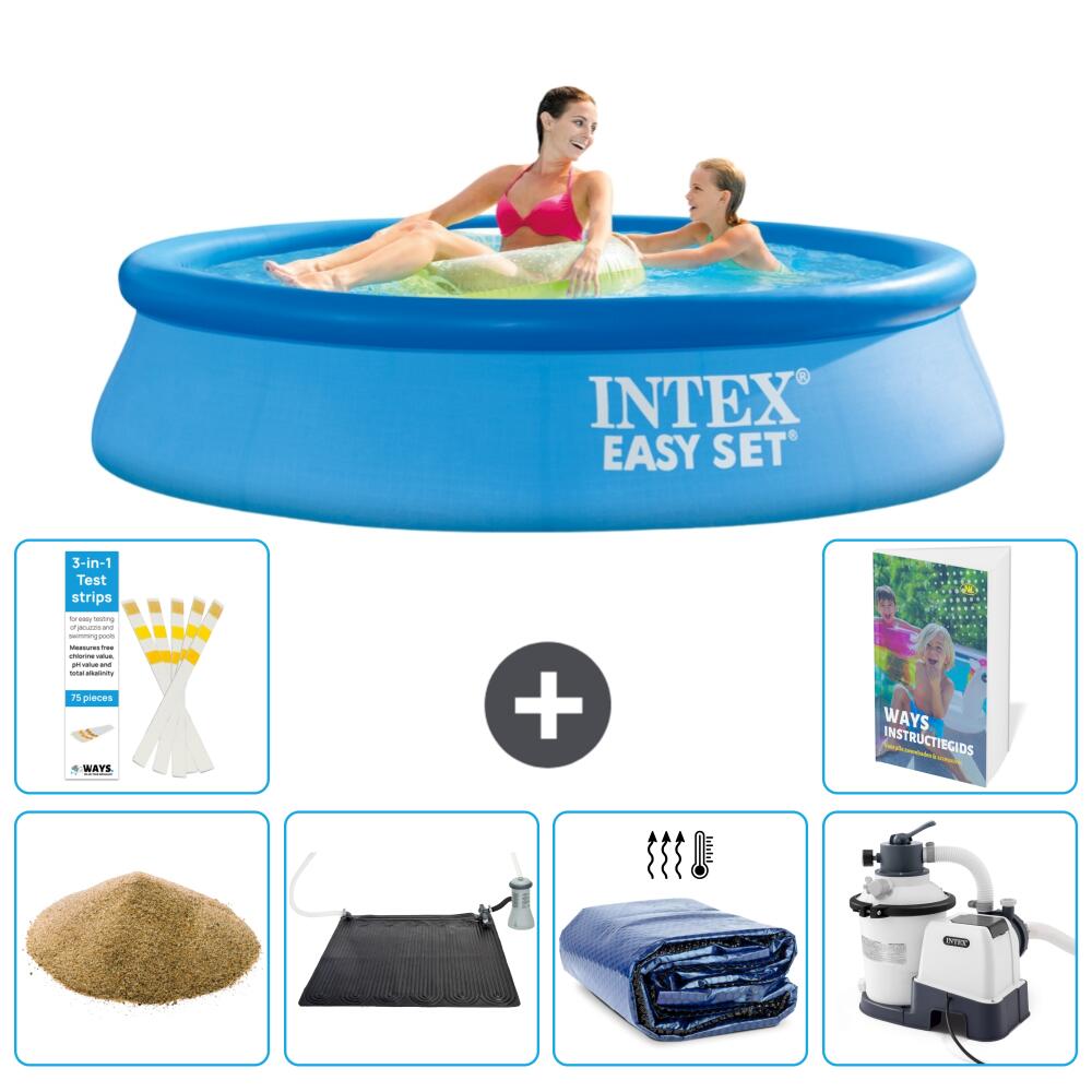 INTEX Basen Easy Set Okrągły - 244x61 cm - 7-częściowy S69