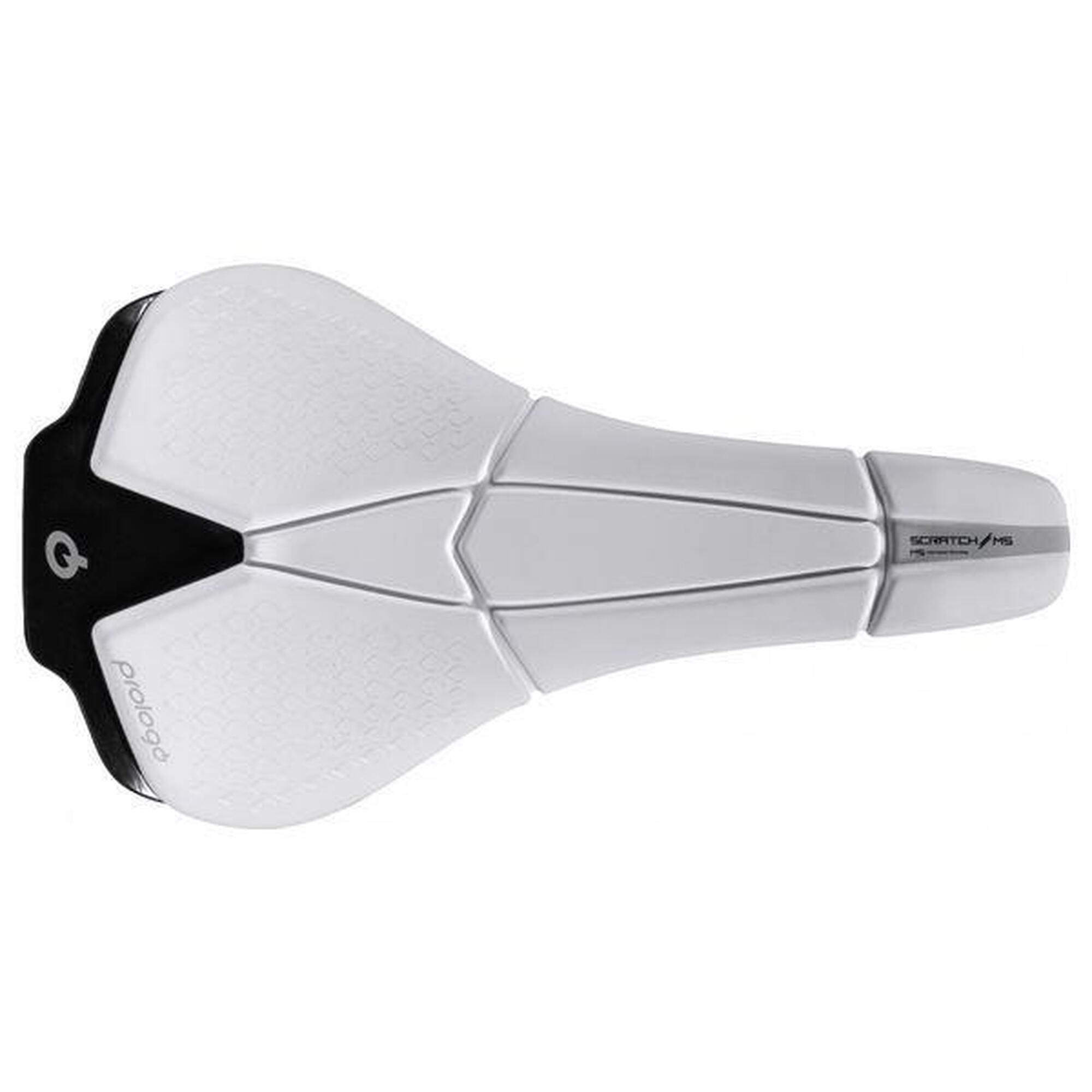 Siodełko rowerowe Scratch M5 Tirox  białe