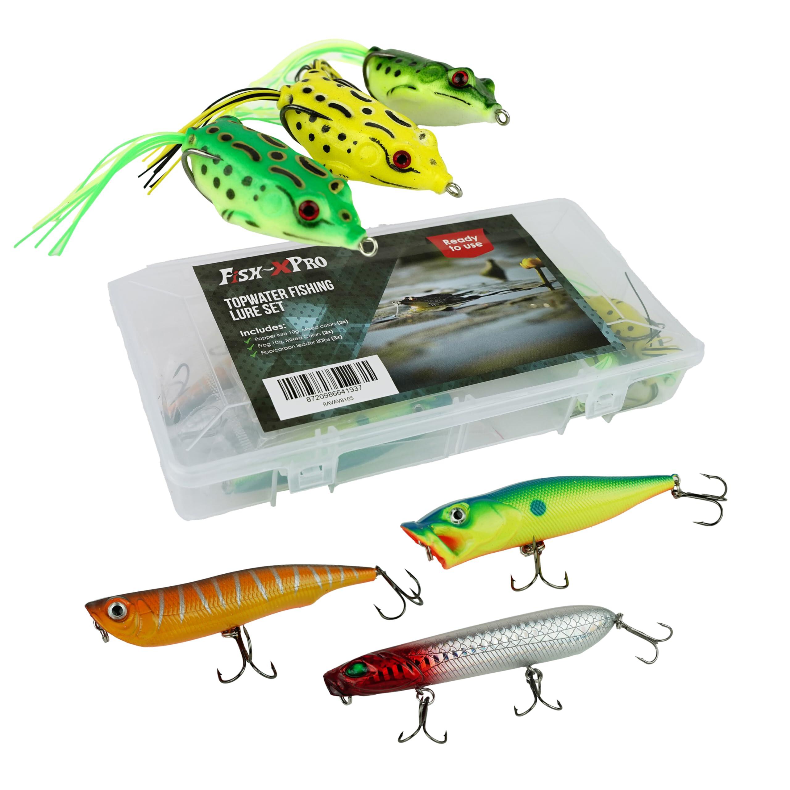 Przynęty topwater - 6 sztuk