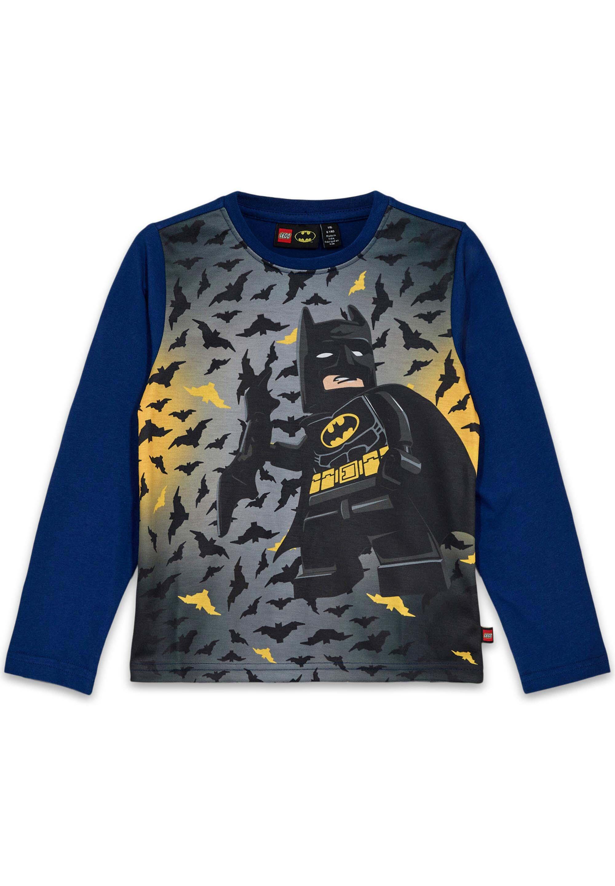 Koszulka Dziecięca z Długim Rękawem LEGO Batman Tano 601 Niebieska