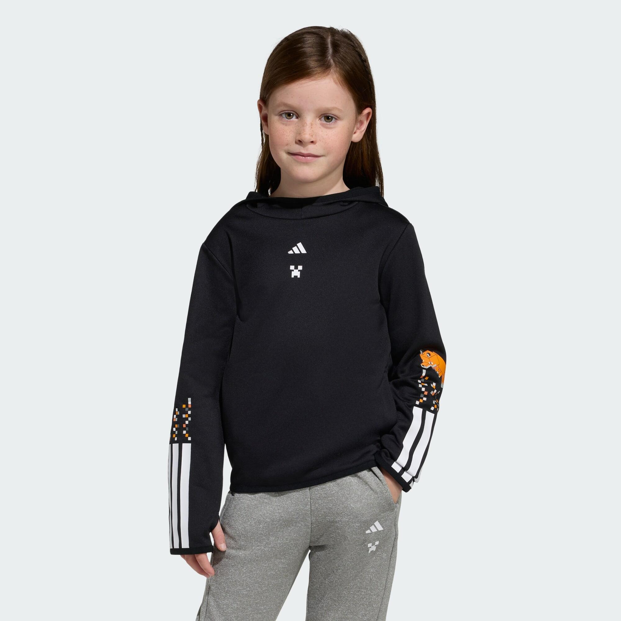 BLUZA Z KAPTUREM ADIDAS MINECRAFT TRAINING 3 STRIPES