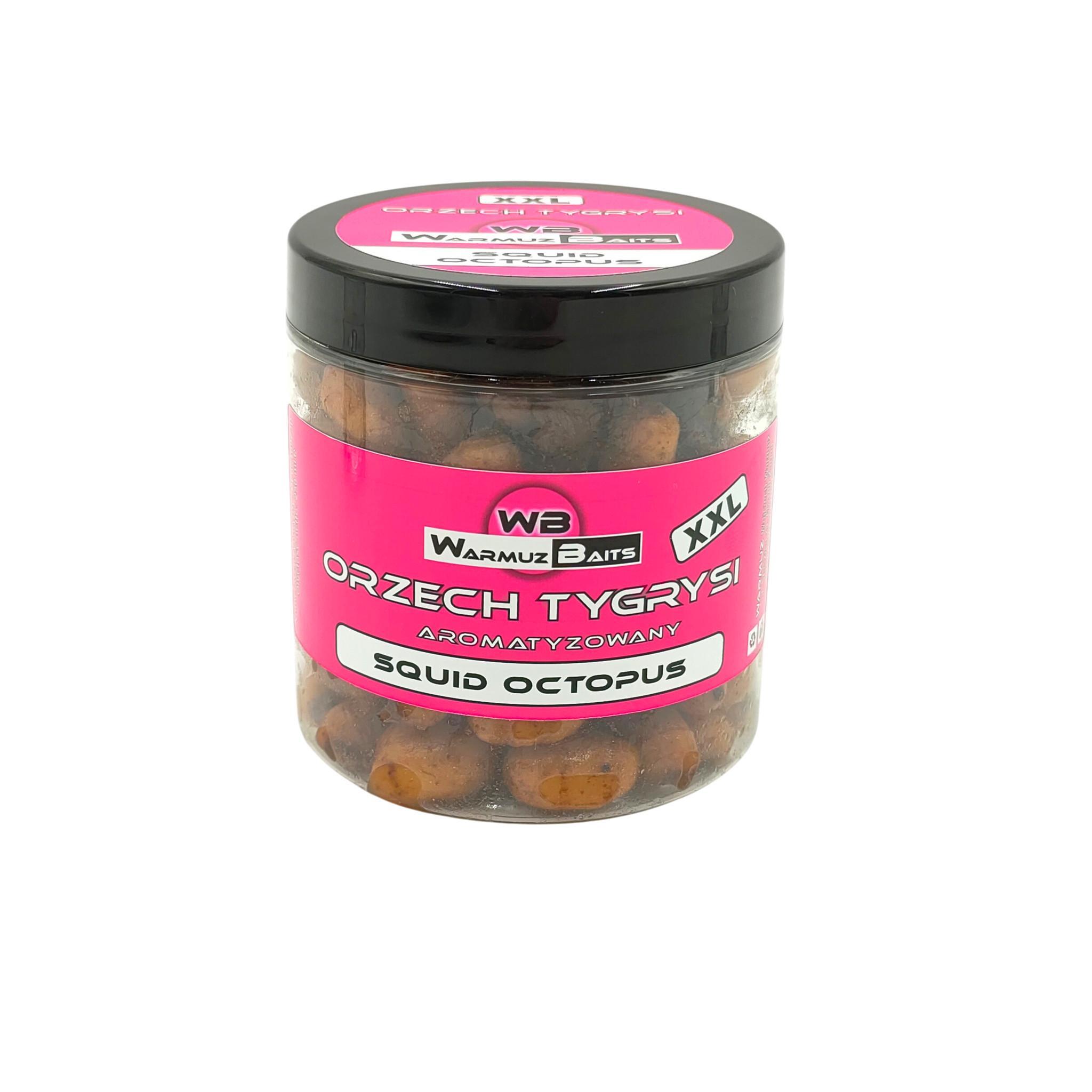 Orzechy Tygrysie XXL przynętowe Warmuz Baits 250ml SQUID OCTOPUS